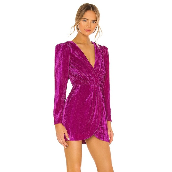 Lovers and Friends Cace‎ Mini Dress Magenta Pink XXS